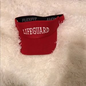 Cute lifeguard sun visor